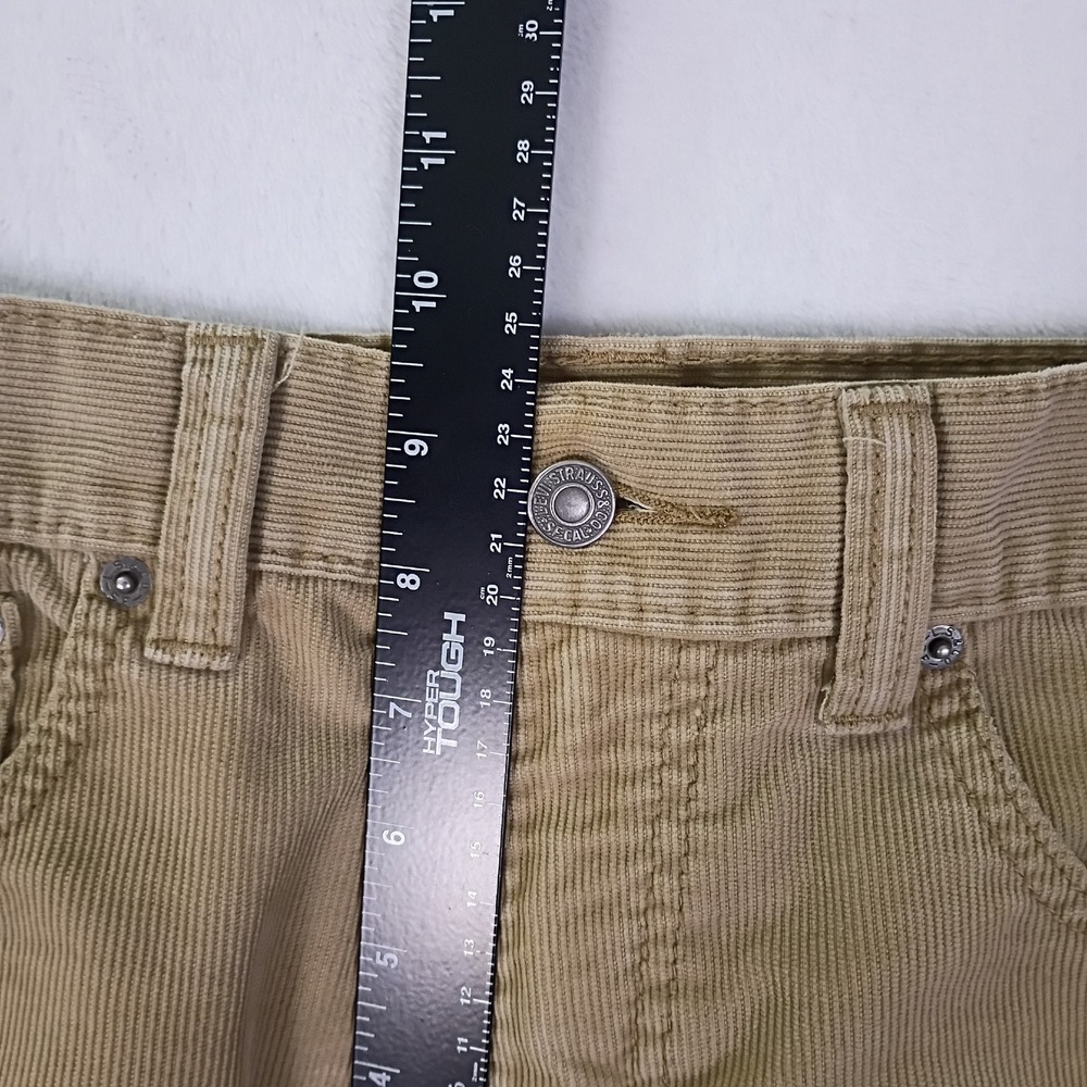 Levis 511 Skinny Corduroy Pants Mens 30x30 Tan Beige Fine Wale Cords 045110468 - Picture 14 of 16